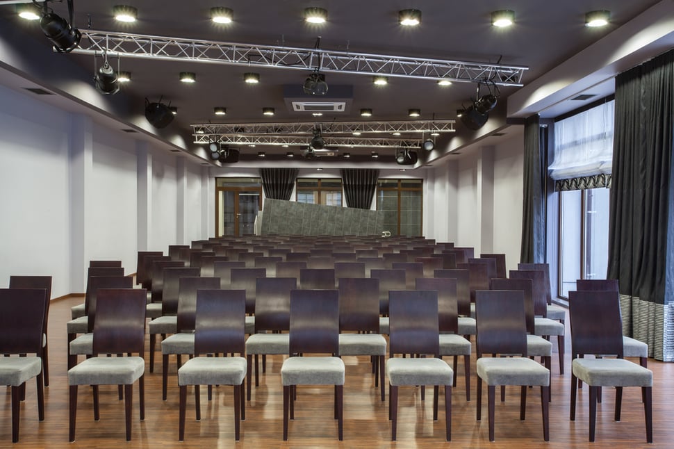 Woodland hotel - Conference hall with neatly arranged seats-1